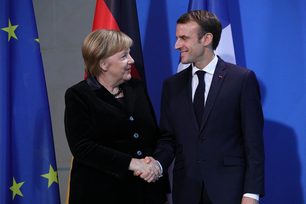 Merkel y Macron reivindican soberanía de la Unión Europea
