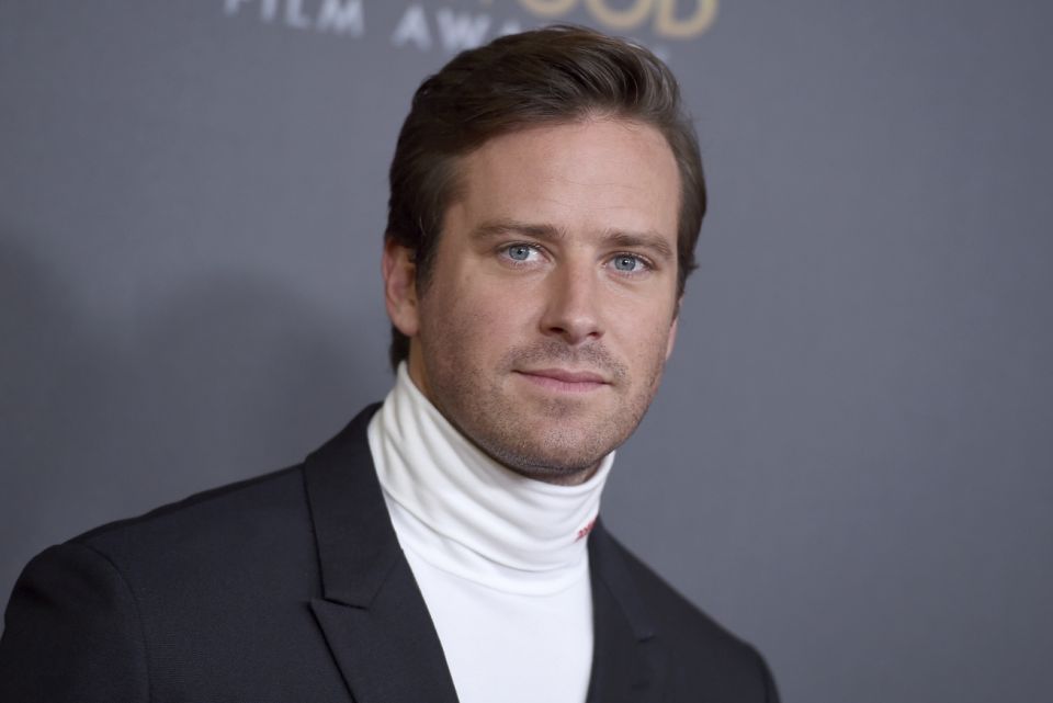 La Policía de Los Ángeles investiga al actor Armie Hammer por una presunta violación