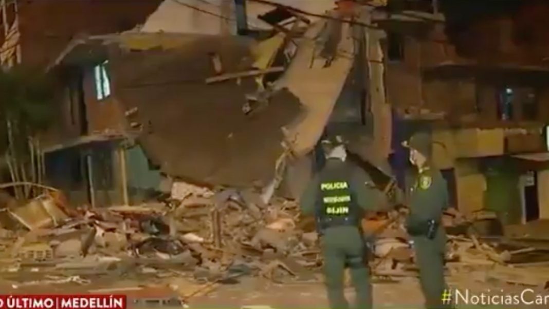 Reportan fuerte explosión en la comuna 7 de Medellín en casa habitada