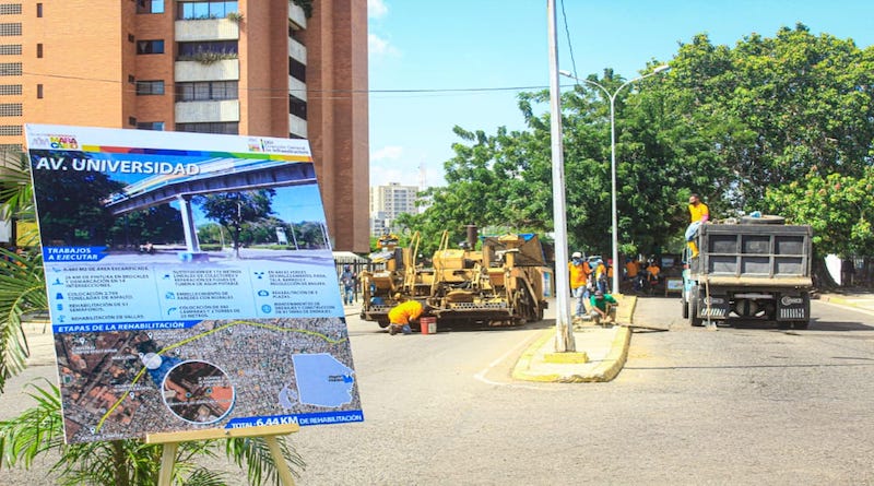 Misión Venezuela Bella entrega Av. Universidad de Maracaibo con plazas