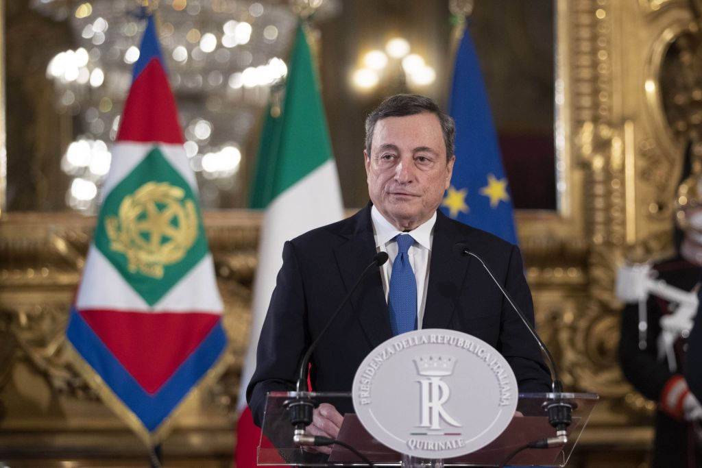 Primer ministro italiano Mario Draghi se vacunará con AstraZeneca