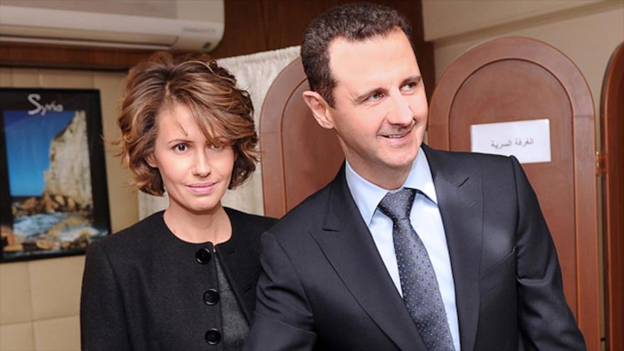 Presidente de Siria y esposa dan positivo a coronavirus