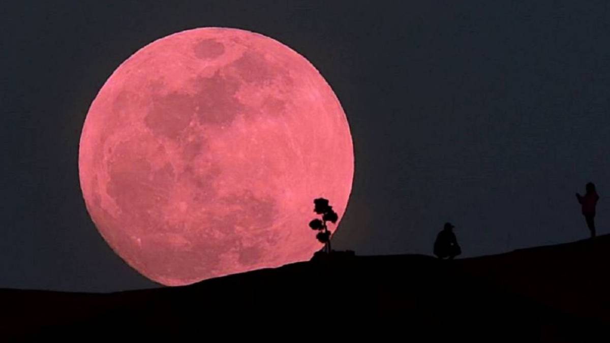 Superluna rosa de abril, la más grande del 2021