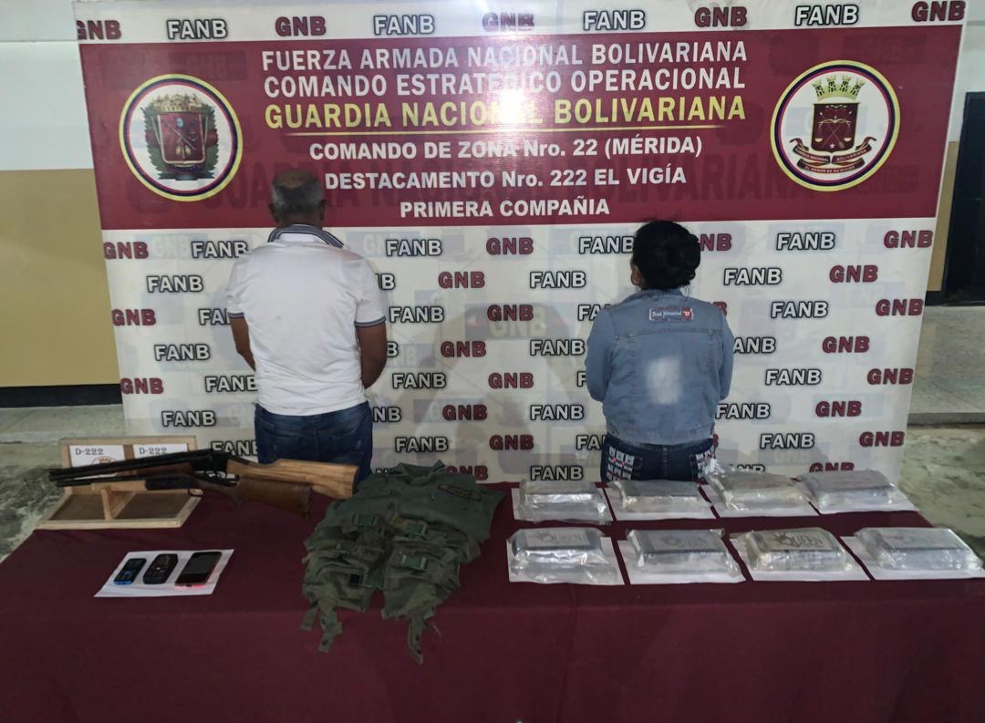 GNB incauta 64 kilos de cocaína en El Pinar de Mérida | Diario 2001