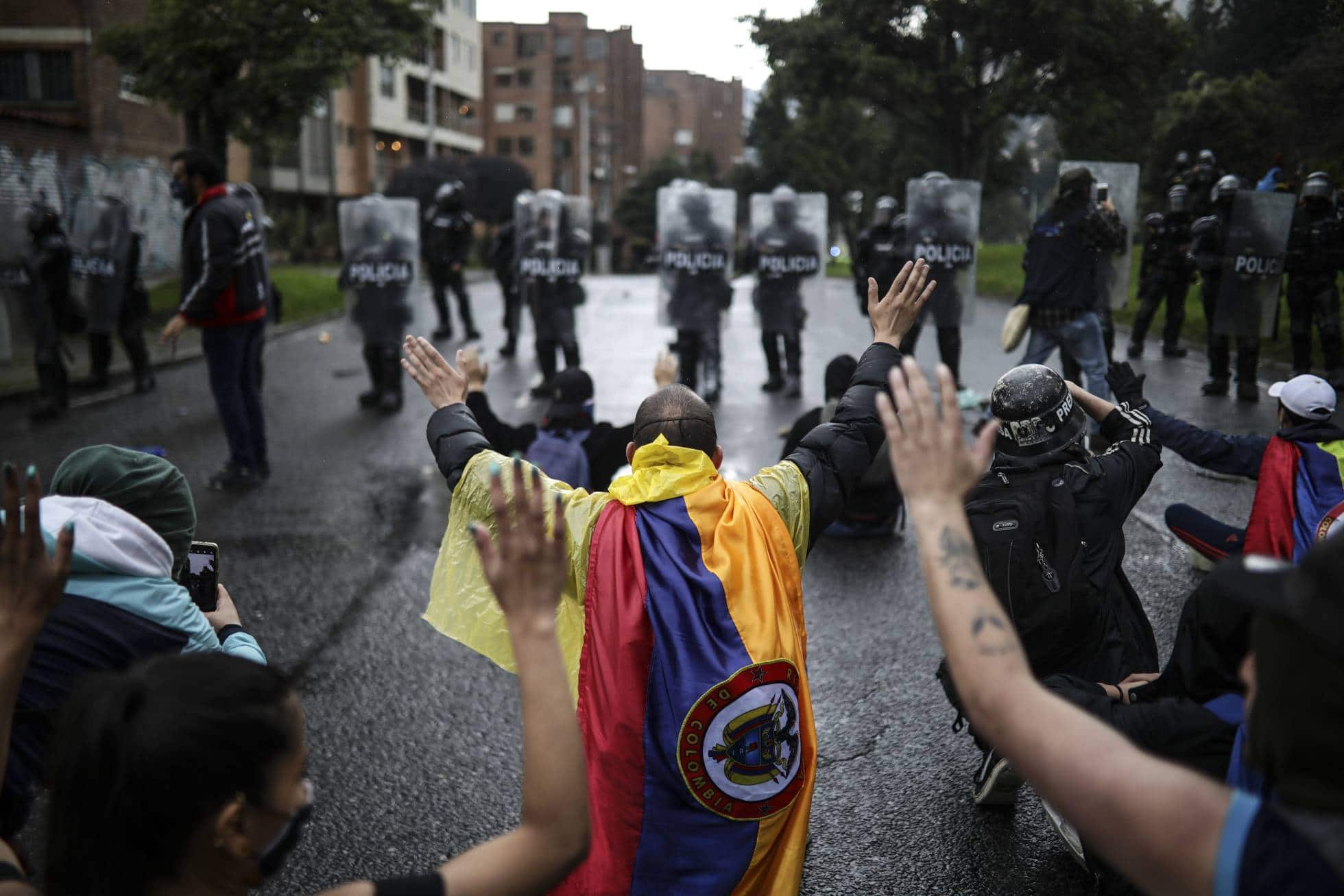 Gobierno colombiano : Nosotros garantizamos las protestas pacíficas en el territorio