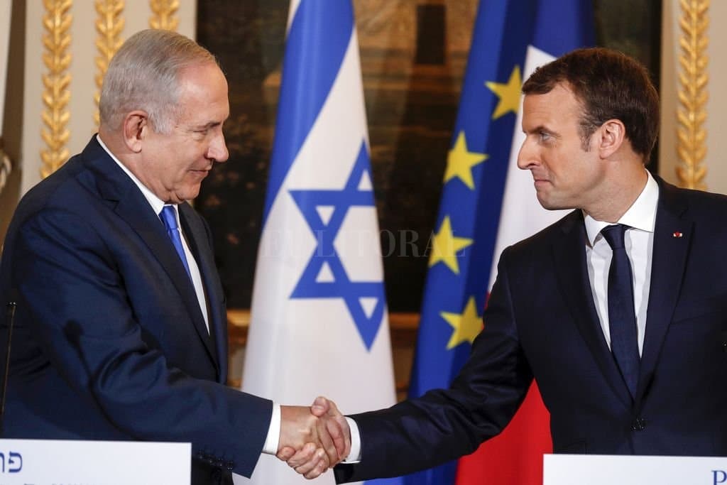 Macron urge a Netanyahu a cesar la escalada de violencia en Gaza