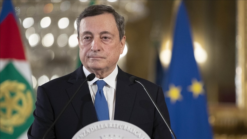 Mario Draghi renuncia a su sueldo como primer ministro de Italia