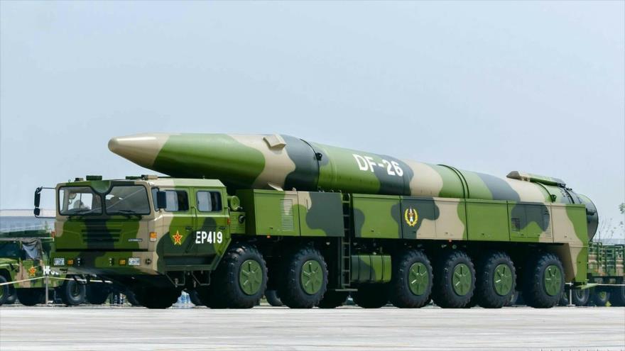 China ha puesto a prueba sus misiles balísticos DF-26