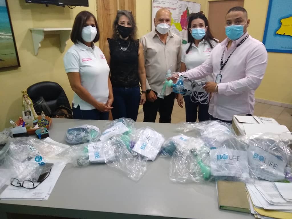 Donación de respiradores portátiles españoles llega a Nueva Esparta
