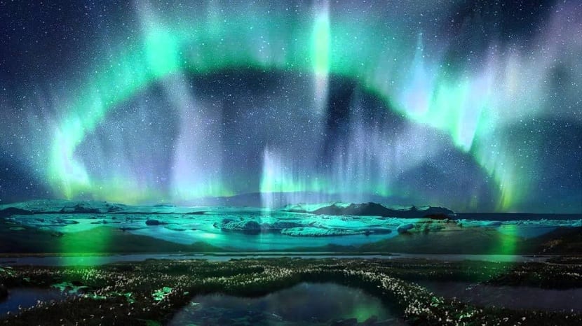 Auroras boreales son producidas por poderosas ondas electromagnéticas