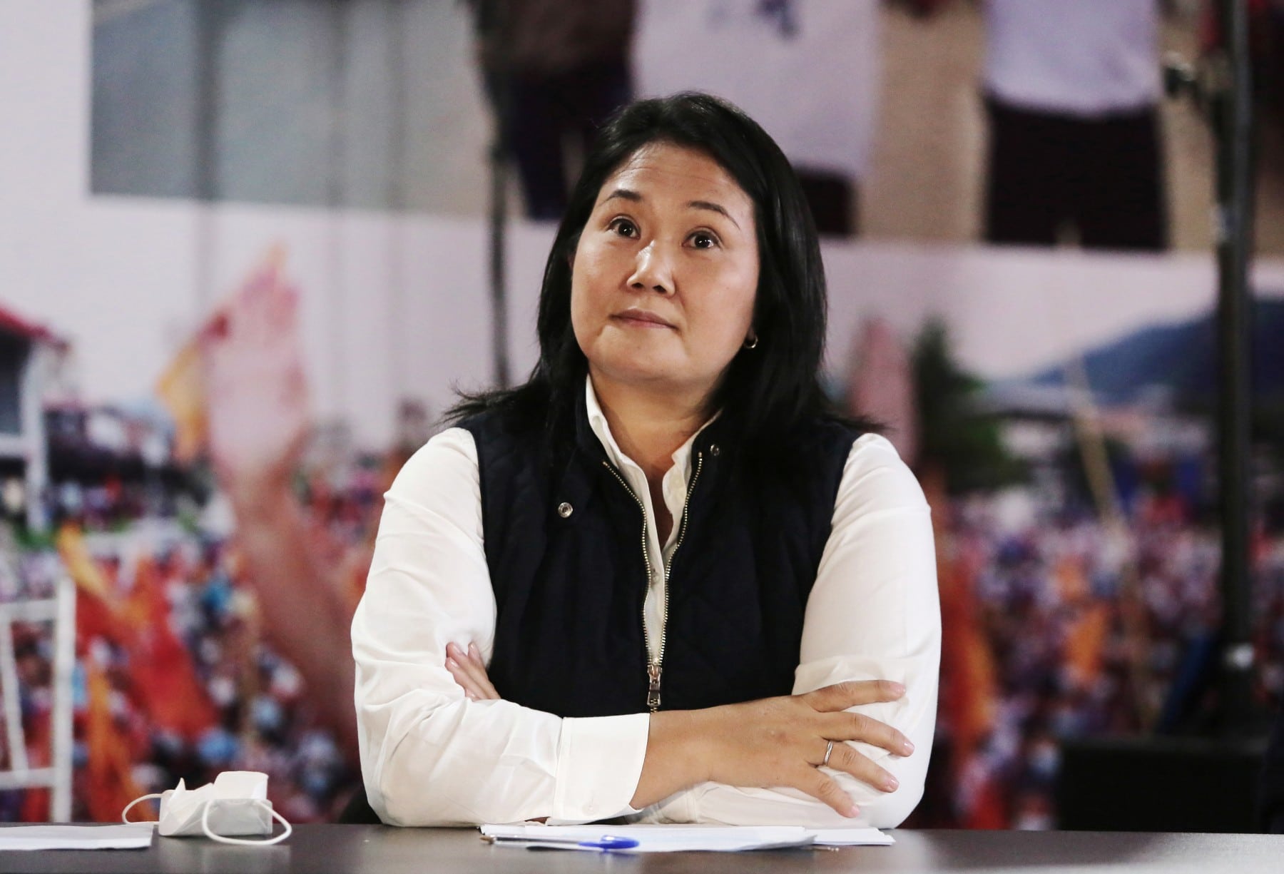 Keiko Fujimori insiste en el fraude electoral en Perú