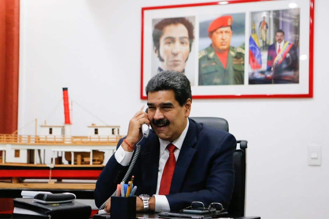 Maduro conversa con el presidente electo de Irán, Ebrahim Raisí