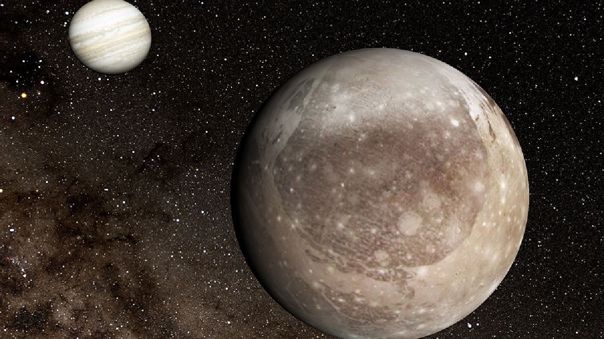 NASA divulga imágenes tomadas a la luna gigante de Júpiter
