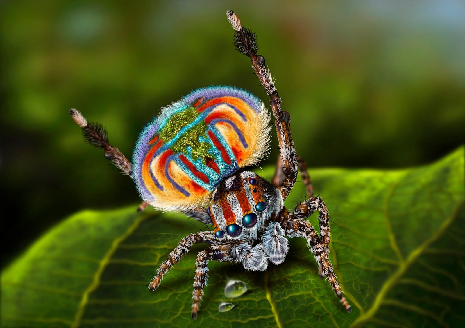 El deslumbrante colorido de la araña pavo real | Diario 2001