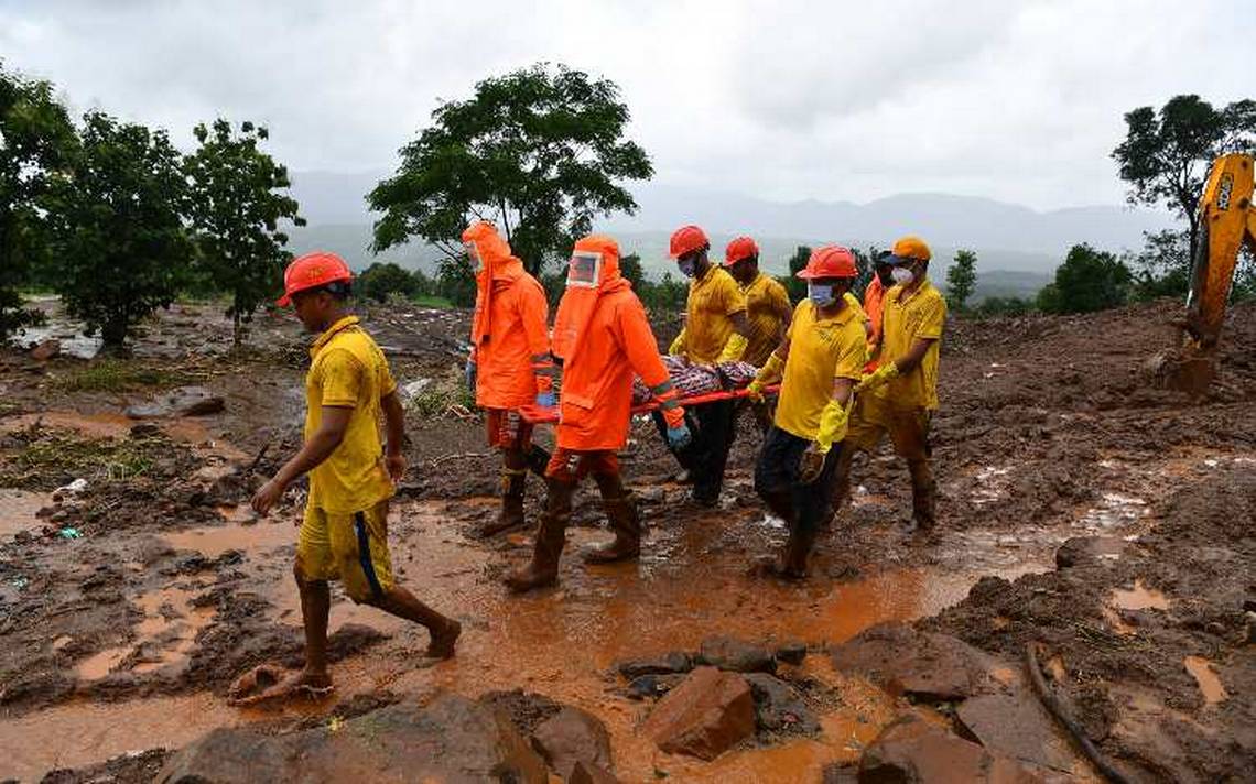 Se elevan a 164 las muertes por las fuertes lluvias en el oeste de la India