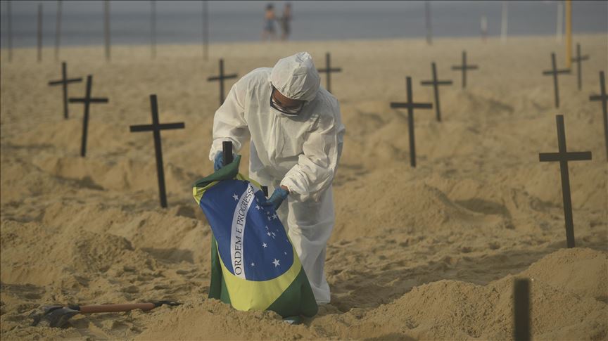 Brasil supera las 574 mil muertes por COVID-19 con la variante Delta avanzando