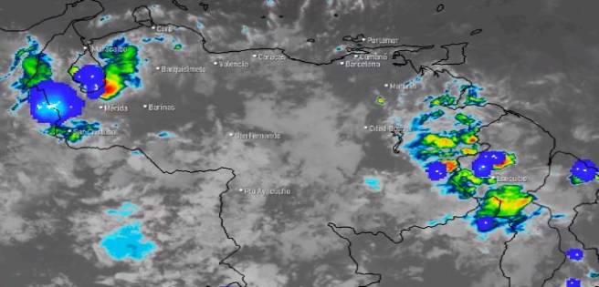Inameh prevé tormentas eléctricas en varias regiones del país este jueves