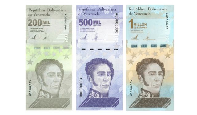 Billetes de un millón y 500 mil bolívares son los más buscado