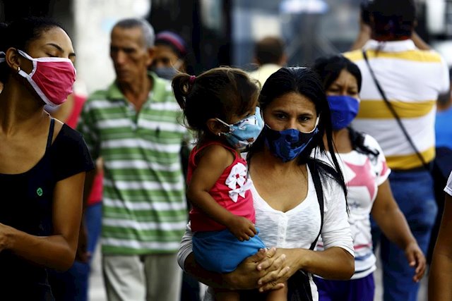 Venezuela reporta 450 nuevos contagios por COVID-19