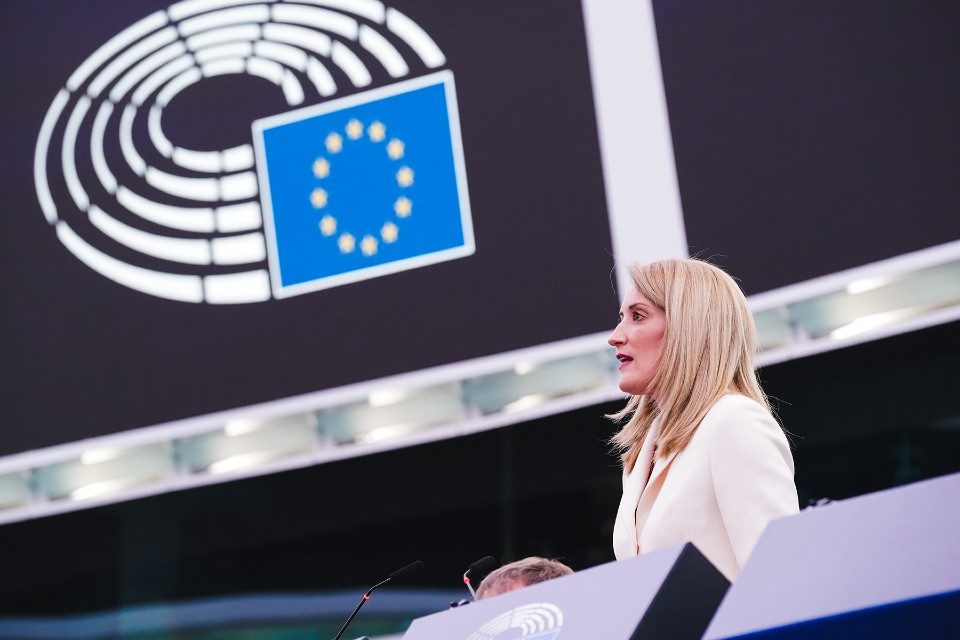 Roberta Metsola fue elegida presidenta del Parlamento Europeo