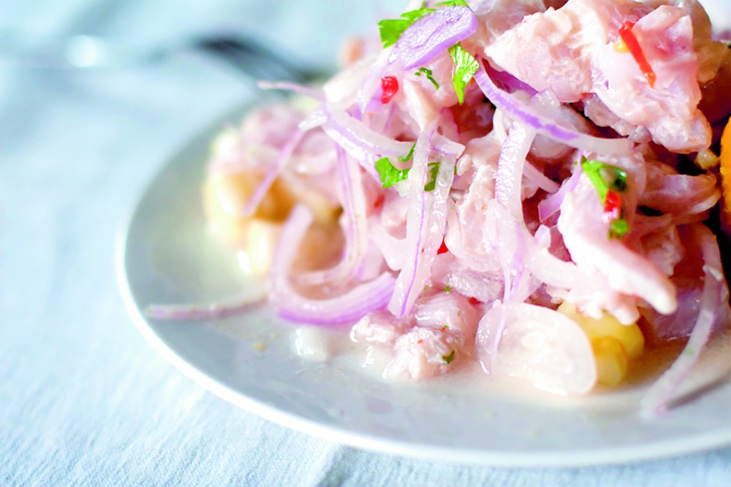 Receta peruana: ceviche de merluza