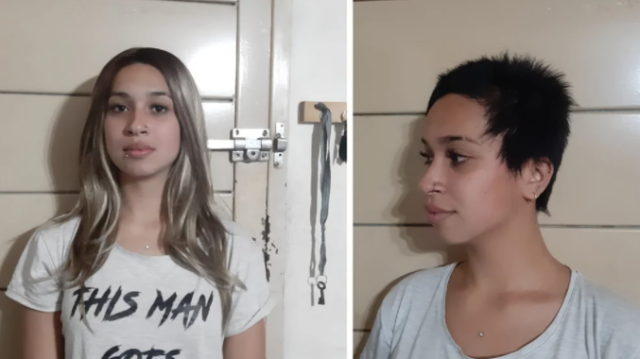 ¡Quedó pelona!: una joven quema todo su cabello al teñirlo para su fiesta (+Video)