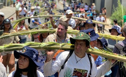 ¡Bajan los Palmeros de Chacao! Inicia la Semana Santa 2022 | Diario 2001