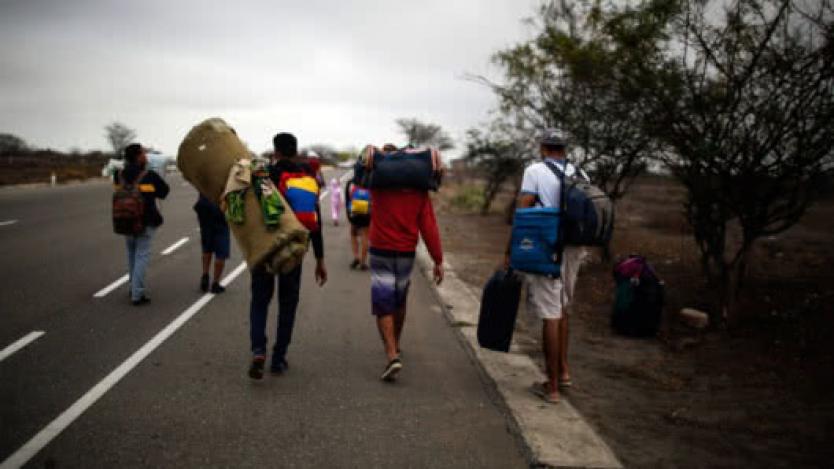 Atienden a diez miembros de una familia venezolana que busca llegar a EEUU
