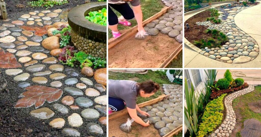 Cómo hacer piedras decorativas para el jardín