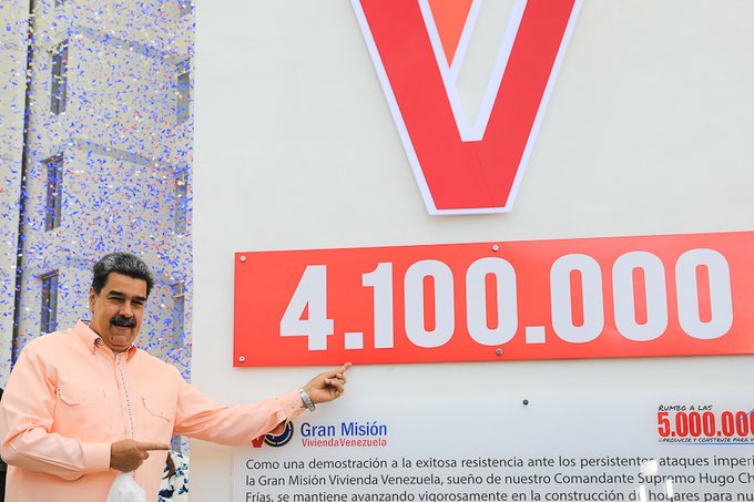 Ejecutivo Nacional adjudica la vivienda número 4 millones 100 mil a través de la GMVV | Diario 2001