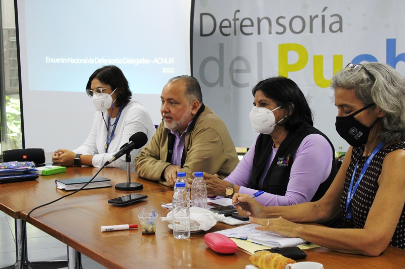 Defensoría del Pueblo y Acnur forman delegados en materia de migración