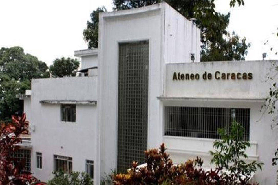 Poetas y escritores celebrarán los 91 años del Ateneo de Caracas