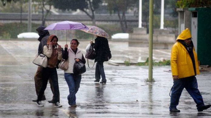 Inameh pronostica lluvias en varias zonas del país