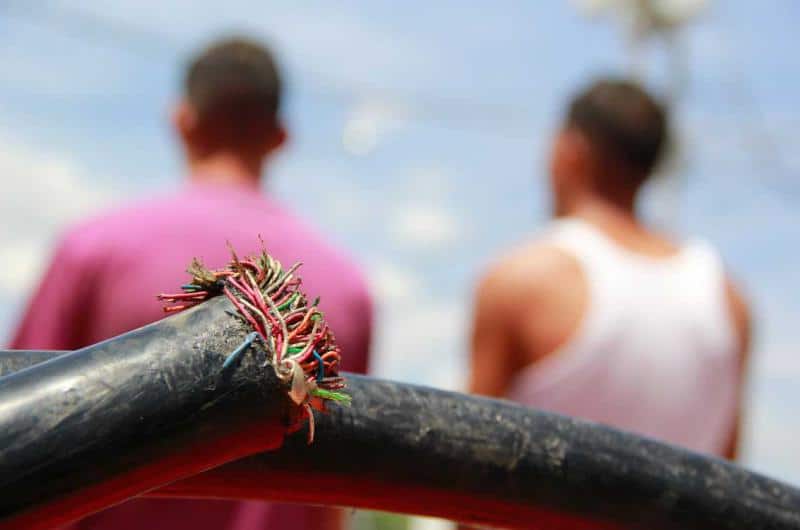 Aprehendidos por hurtar cableado eléctrico y telefónico en Lara