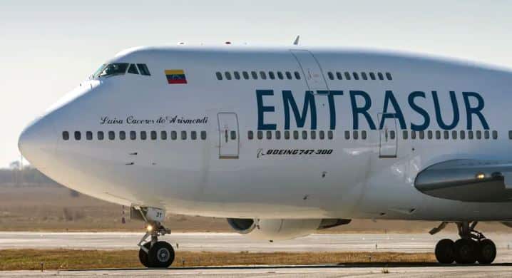 Argentina cobra por el estacionamiento del avión Emtrasur