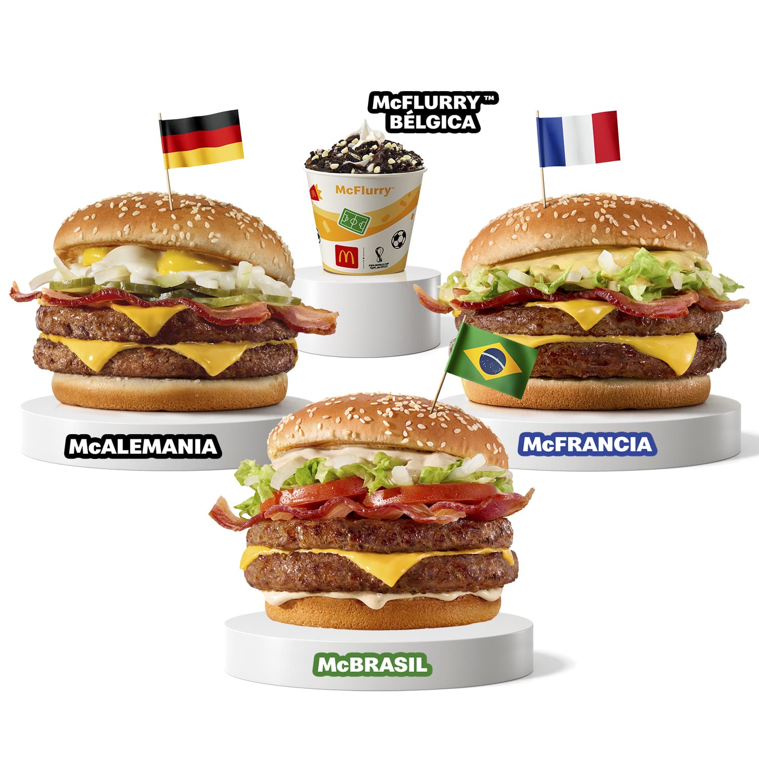 McDonald’s celebra el Mundial 2022 con hamburguesas Premium