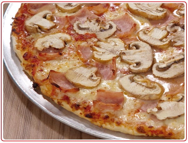 Pizza con champiñones y jamón | Diario 2001