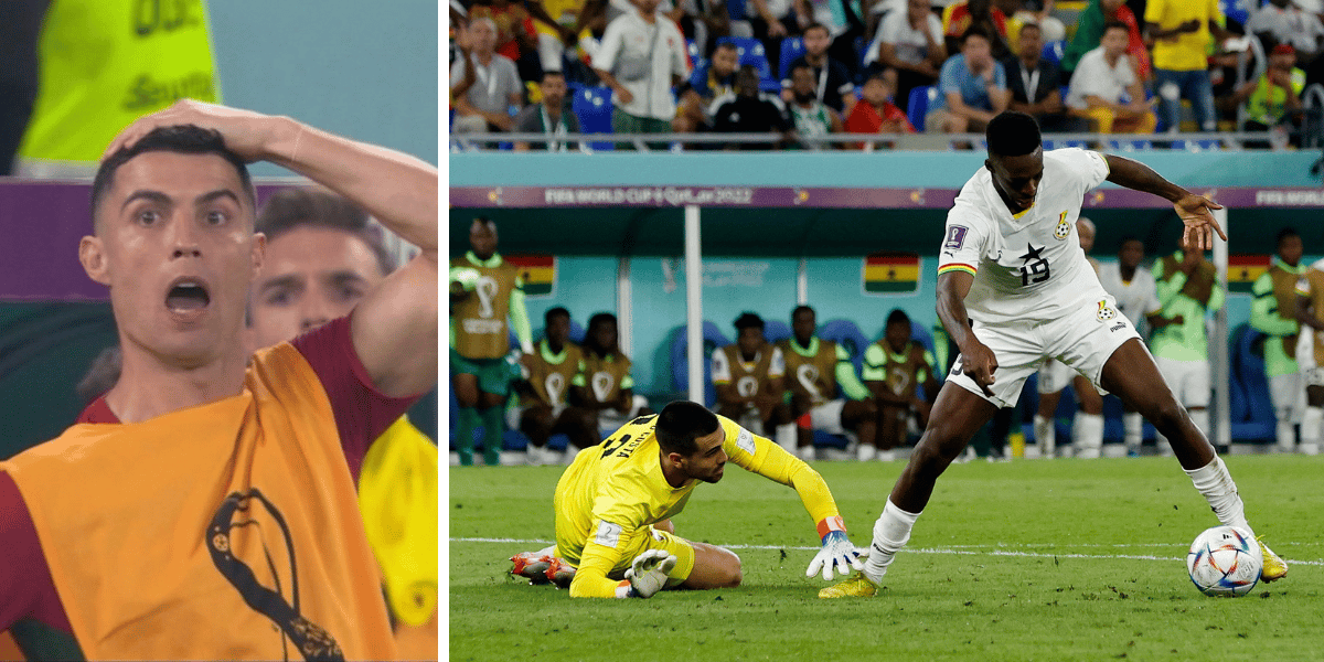Portugal sufre en su debut ante una Ghana que le dio un susto de ¡Infarto!