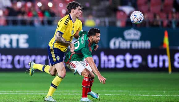 México cae ante Suecia en su último partido de cara al Mundial Qatar 2022