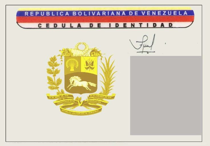 La Cédula Venezolana Cumple 80 Años 7313