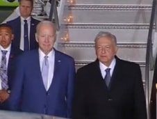 Así llegó Biden a México para la cumbre: Los Tres Amigos