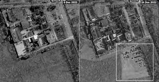 Imágenes por satélites muestran multitudes en los crematorios de China