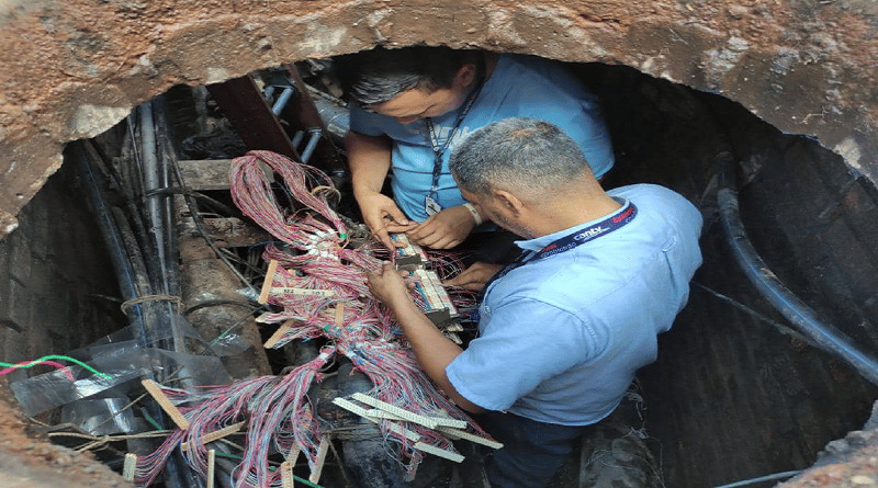 Cantv comienza reparaciones de averías en esta parroquia de Caracas