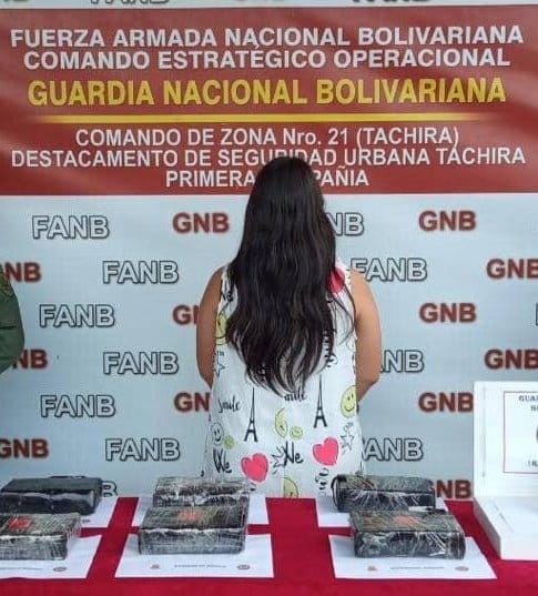 Detenida por tráfico de sustancias ilícitas en Táchira