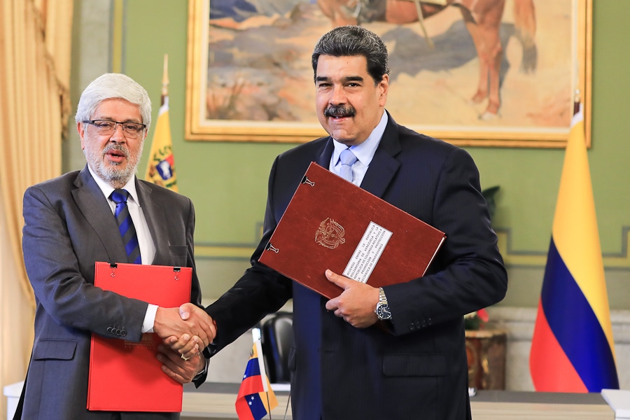 Venezuela y Colombia firman acuerdo