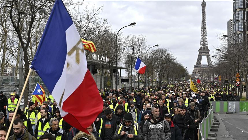 De esta manera continúan las protestas en Francia