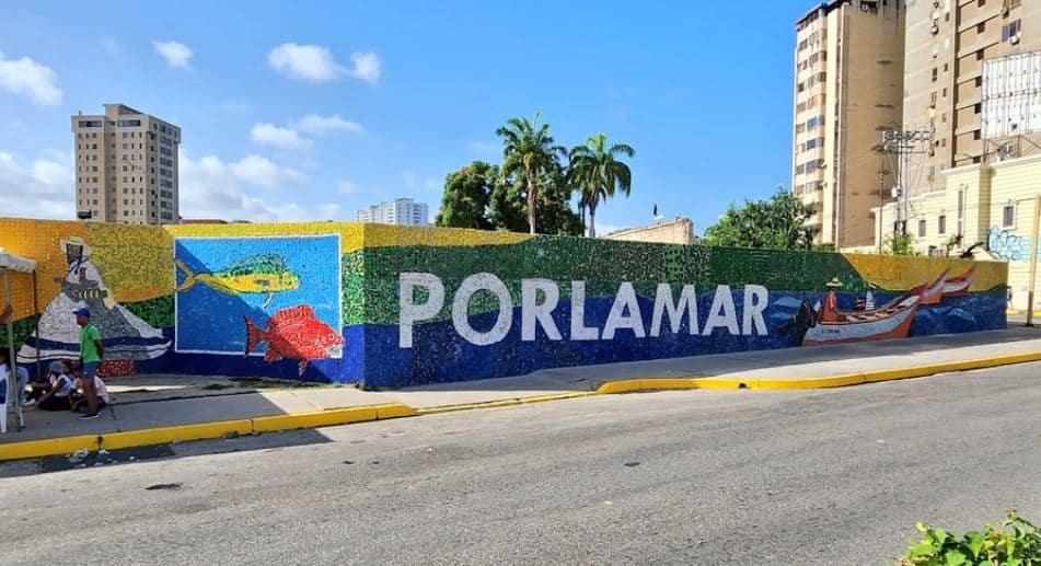 Oscar Olivares vuelve a sorprender con nuevo mural en Porlamar