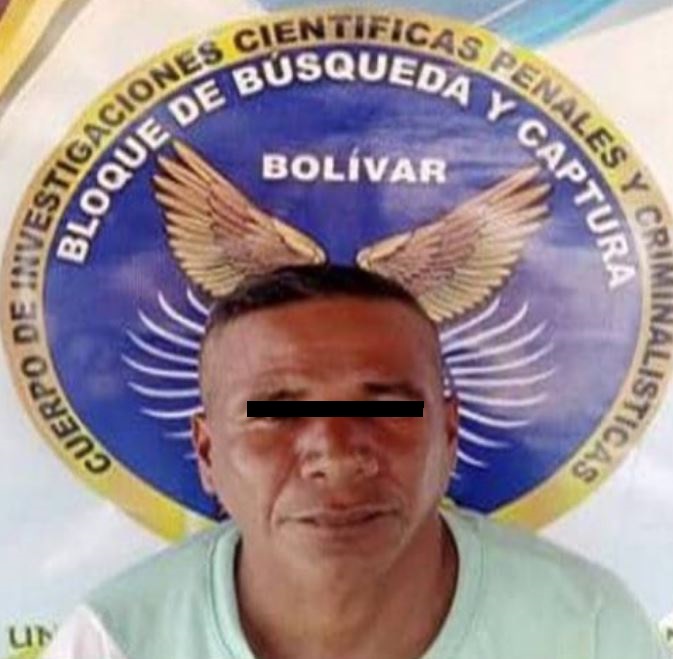 Capturan a sujeto con 19 solicitudes en Bolívar