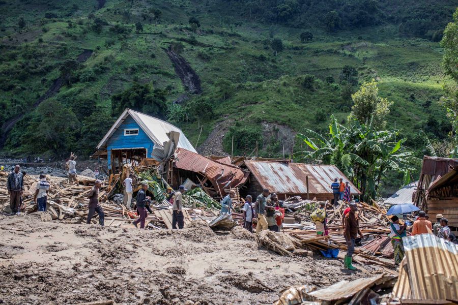 Inundaciones en el Congo deja alto número de fallecidos