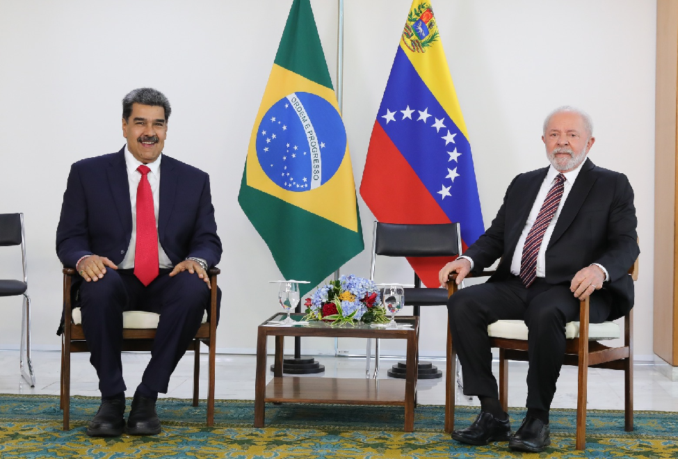 Nicolás Maduro y Lula Da Silva se reúnen en el Palacio de Planalto